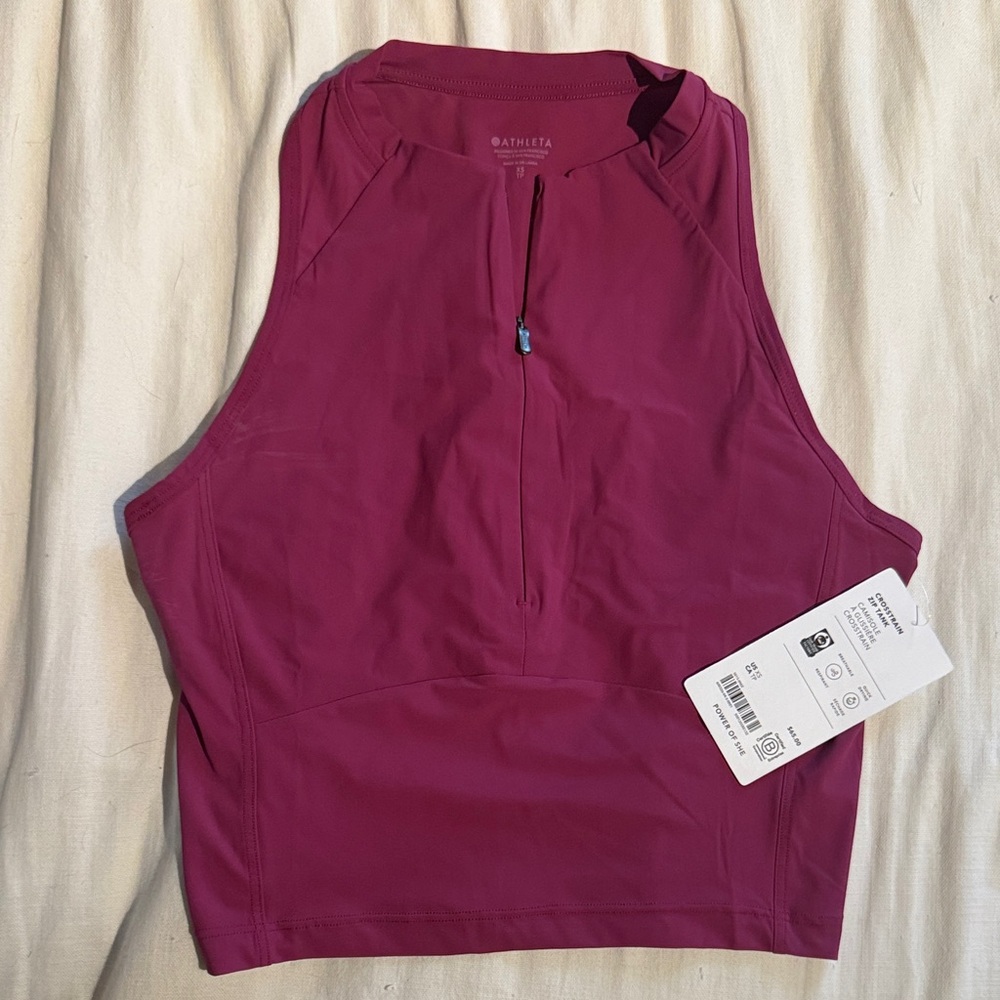 Athleta Women's Fuchsia Tank Top XS light weight breathable